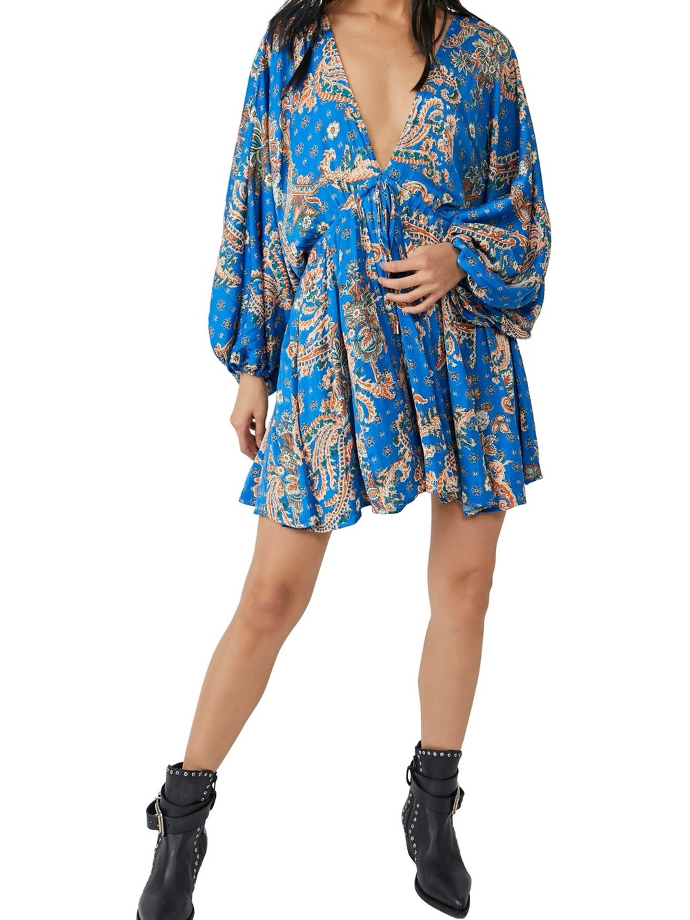 NWT Free People Arzel Mini Dress - Size L